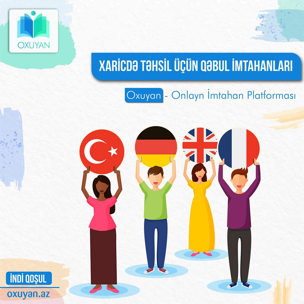 xaricde tehsil ucun qebul imtahani, xaricdə təhsil imtahanları