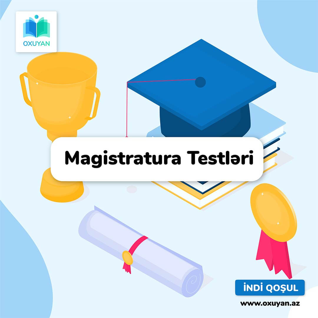 online Magistratura testləri, magistratura online sinaq imtahani