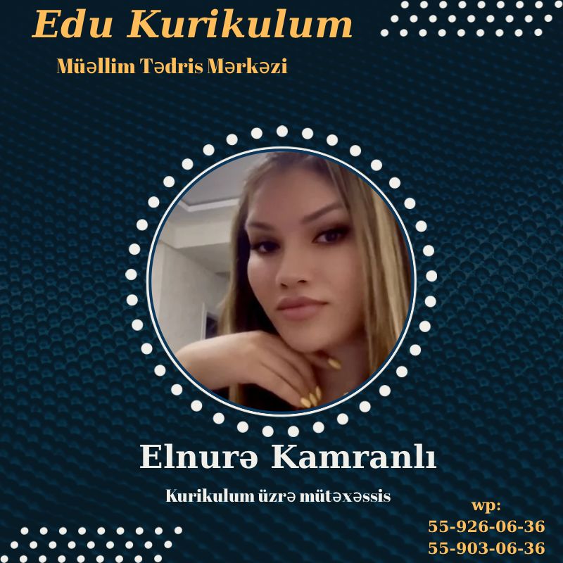 Kurikulum - Elnurə Kamranlı logo