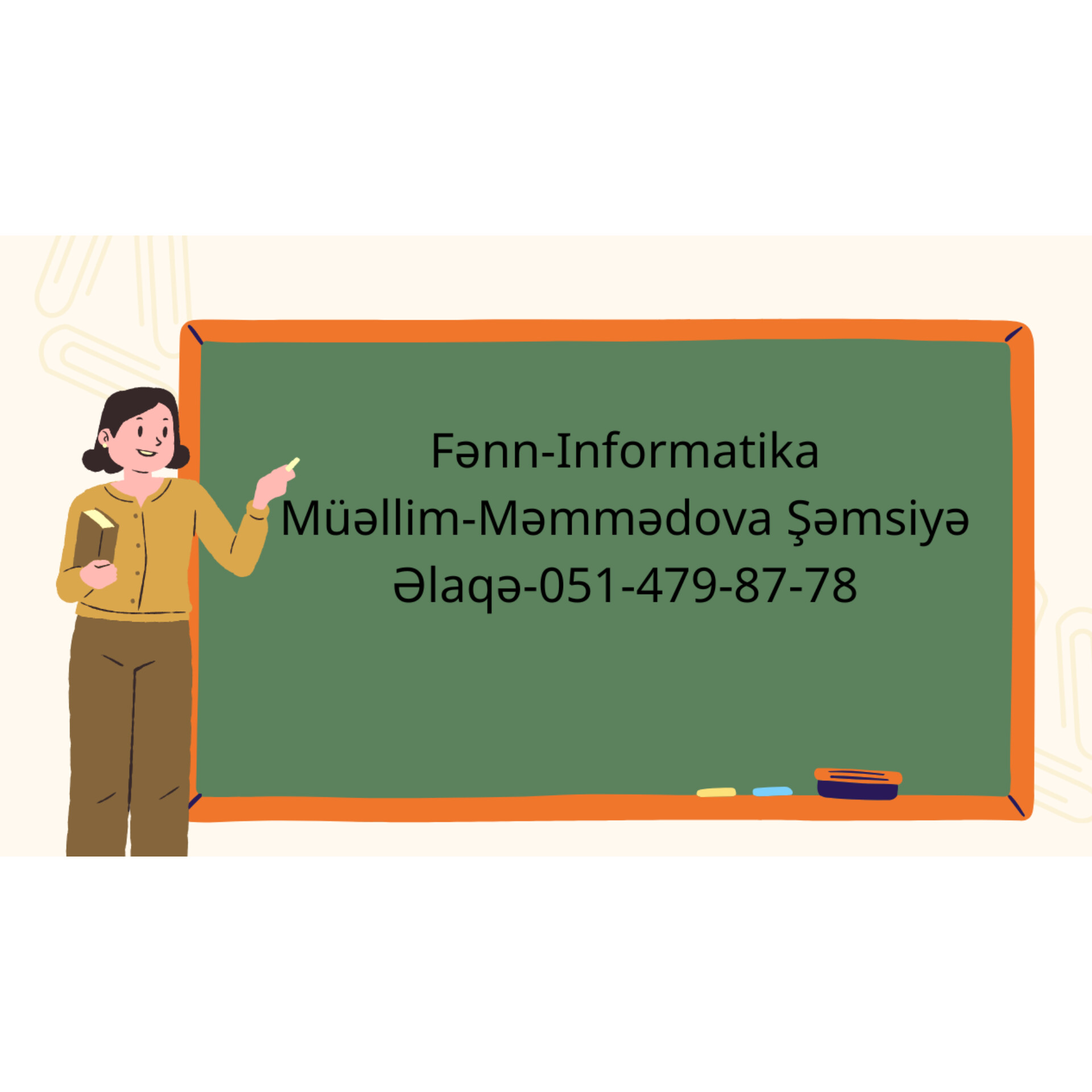 İnformatika. Şəmsiyə M logo