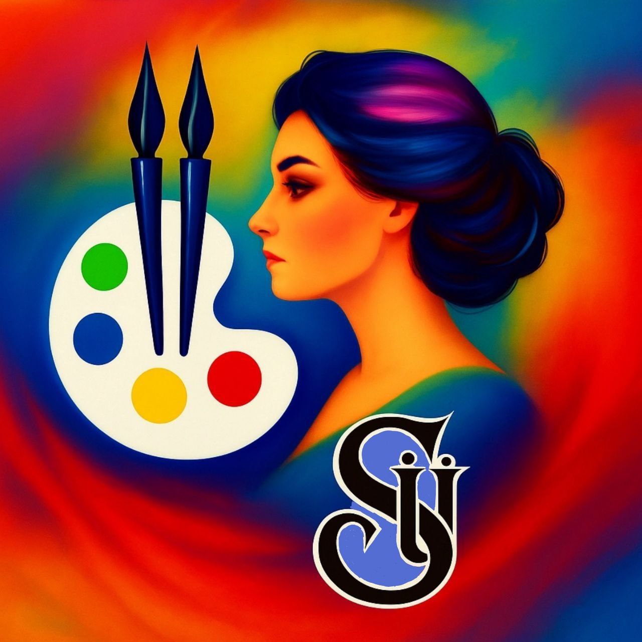 Təsviri incəsənət (Ülkər Sultanova) logo